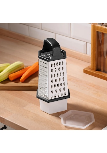 Nehir Paslanmaz Çelik Altıgen Hazneli Rende