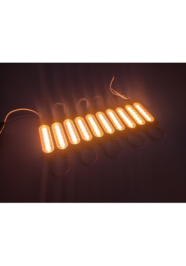 Replax Parmak Cob Led Sarı 24 Volt Su Geçirmez 10,lu 3m 0409977