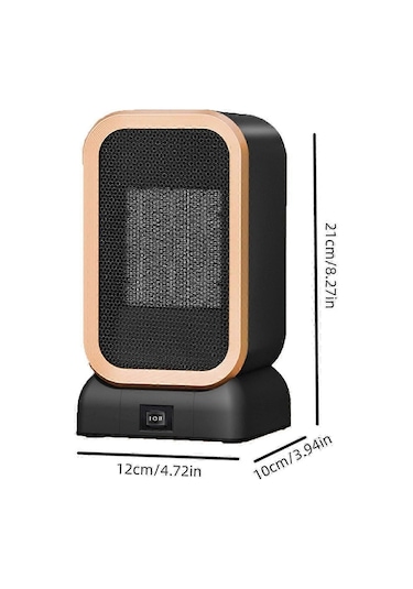 Ev, Ofis Ve Yurt Odası İçin Taşınabilir Pille Çalışan Isıtıcı Ve Vantilatör Kombinasyonu -fx-