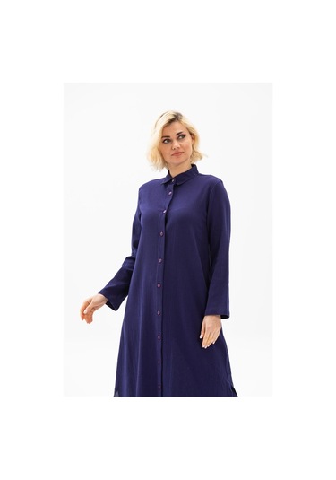 Edanur Şile Bezi Tunik Mor