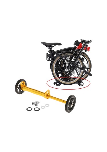 Suntek Bisiklet Altın Siyah Için Katlanır Bisiklet Kolay Altın - Siyah