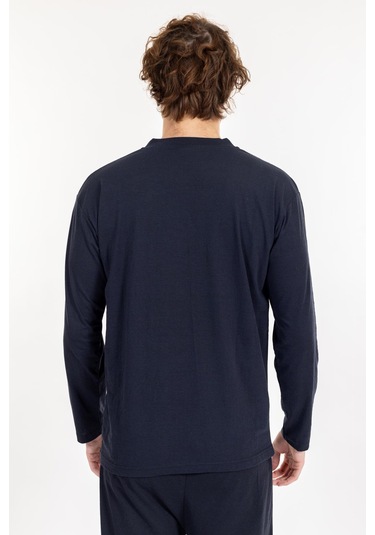 Erkek 1004 Jakarlı Süprem Pijama Takımı Füme Füme