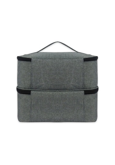 Sones Oje Saklama Çantası Taşınabilir Esansiyel Yağ Ruj Düzenleyici Gri