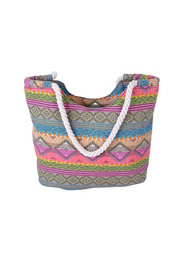 Canva Kadın Omuz Çantası Izgara Çizgili Şık Çanta Açık Hava İçin Diğer