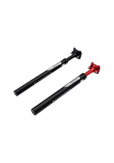 Lunje Xt-p003 Bisiklet Süspansiyon Sele Direği Amortisör Sönümleme Alüminyum Alaşımlı Mtb Yol Bisiklet Selesi Direği - Siyah/27.2 400mm