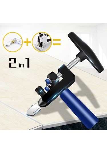 Xiyyadms Altın Metal Plastik Cam Ve Seramik Testere - Kolay Kesim, Ergonomik Tutuş, 3-15mm Kalınlık, Yer Değiştirilebilir Uçlar