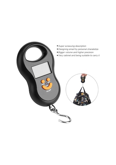 Geeroyoo Lcd Ekranlı 4 Birim Dönüştürülebilir El Tipi Terazi, Otomatik Kapatma Ve Sıcaklık Testi Fonksiyonu, 50kg Maksimum Kapasite