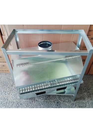 Davlumbazlı- Sehpalı-kömürlü Lüks Mangal