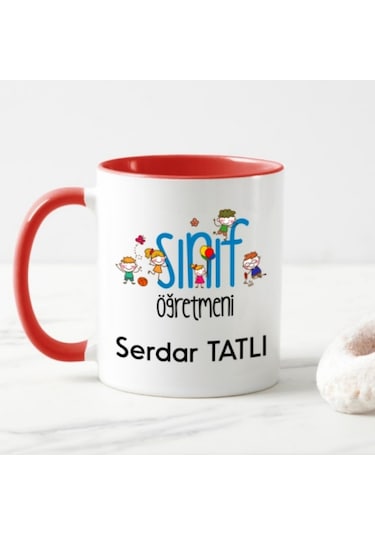 Kişiye Özel Erkek Sınıf Öğretmeni Kupa Bardak Ha10