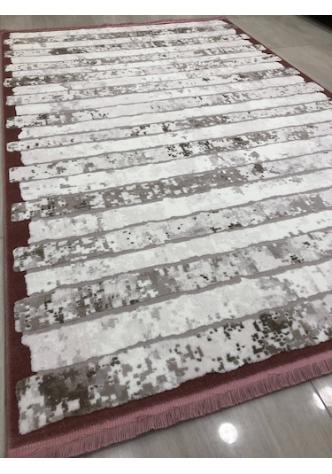 Dinarsu Halı Tarz 150X233 Ta003-065 Krem Pembe Vizon 4 M2 Halı !