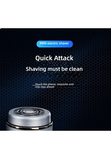 Mini Elektrikli Tıraş Makinesi, Şarjlı, Su Geçirmez, Taşınabilir Mavi
