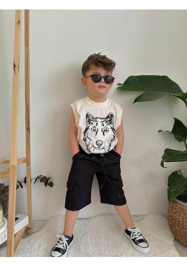 Minaz Baby Siyah Erkek Çocuk Takım Siyah