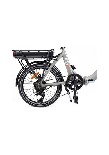 Alba Fold E Premium Katlanır Elektrikli Bisiklet Şampanya Lcd Gösterge 13ah Batarya Antrasit - Gri