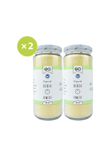 OG natural 2'li Organik Bebek Irmiği +6 Ay