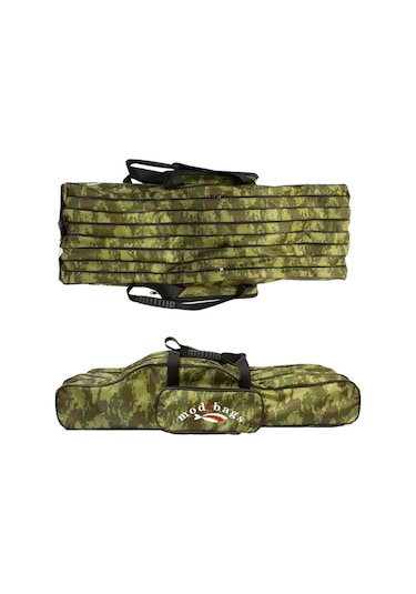 MODİBAGS 120 CM 4 GÖZ KAMUFLAJ OLTA ÇANTASI