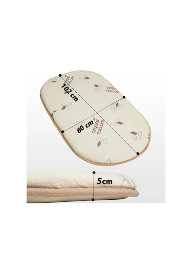 Kiwi Zoody %100 Doğal Pamuklu Bebek Yatağı