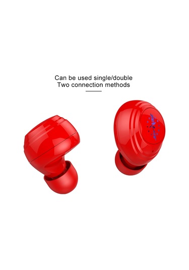 Zealot H19 Tws Bluetooth 5.0 Manyetik Şarj Kutulu Dokunmatik Kablosuz Bluetooth Kulaklık, Hd Arama Ve Bluetooth Otomatik Bağlantı Desteği Kırmızı