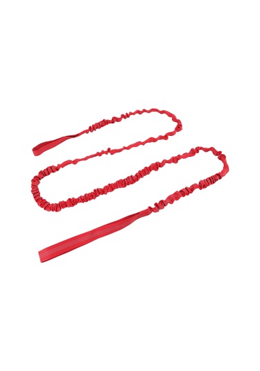 Geeroyoo Kırmızı Nilon Bisiklet Çekme Kordonu - 2.7m Doğal Uzunluk, 4.5m Maksimum Genişleme - Hızlı Kurulum, Taşınabilir Outdoor Aile Kullanımı Bisiklet Çekici Ip Kırmızı