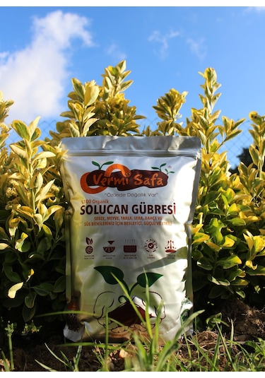 Vermisafa %100 Organik Doğal Katı Solucan Gübresi 2 KG