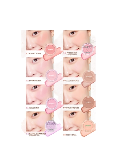 Peripera Pure Blushed Sunshine Cheek 08 Cotton Nude