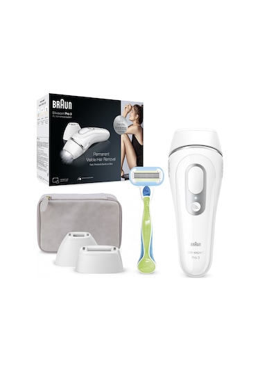 Braun Silk Expert Pro 3 PL3133 2 Başlıklı Yeni Nesil IPL + Seyahat Çantası