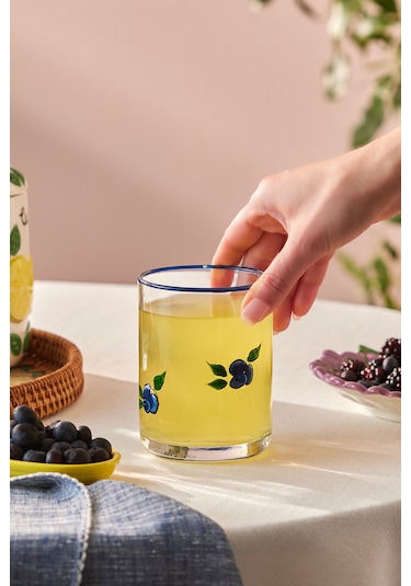 Karaca Blueberry Meşrubat Bardağı 420 ml Mor