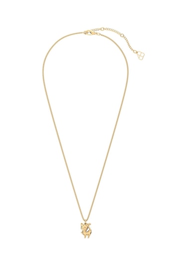 Chocli 18 Ayar Altın Kaplama Kedi Kolye