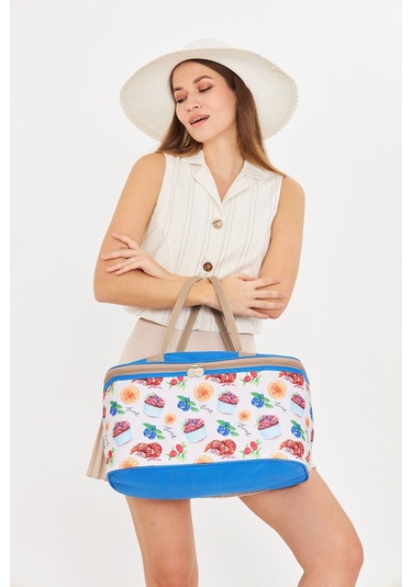 Superbag 22 Litre Piknik/kamp Çantası Sepeti. Termal Termos Çanta Sıcak-soğuk Koruma Sağlar Verona-20250141 Verona Çok Renkli