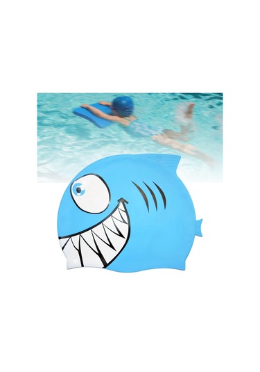 Suntek Köpekbalığı Şekilli Yüzme Boneleri Çocuklar Kısa Mavi