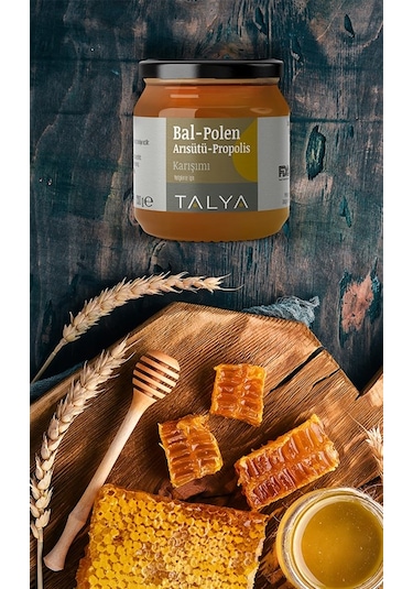 Talya Bal-Polen-Arı Sütü-Propolis Karışımı (Yetişkinler İçin) 230 G