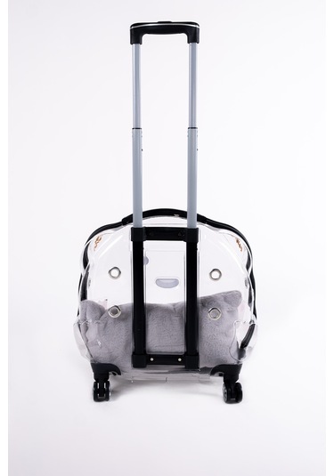 Nishev Tekerlekli Çekçekli Kedi Köpek Taşıma Valizi