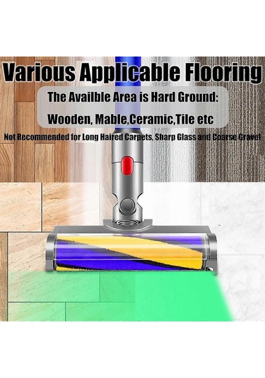 V7 V8 V10 V11 V15 Sert Ahşap Zemin Fırçası Yedek Parçaları Toz Algılama Işığı İle - Yongtao