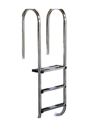 Havuz Hakem Merdiveni 304 Paslanmaz Çelik Cnc Kesimli 3 Ba