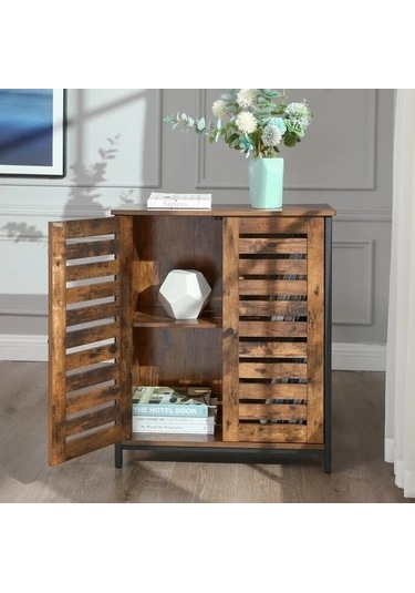 Ağaç Atölyesi Denzel Ahşap Dresuar Dolap Ceviz