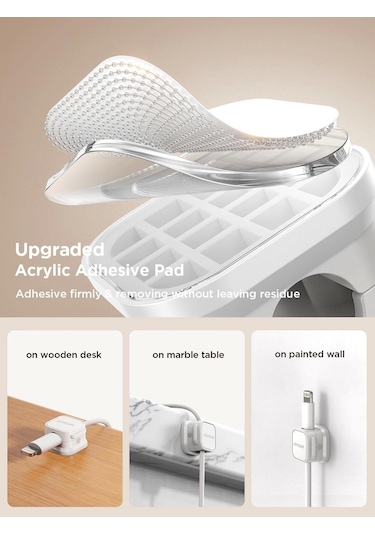 Joyroom Zs368 Premium Magnetik Kablo Düzenleyici Organizer 6 Adet Siyah