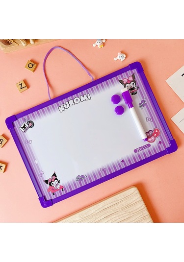 Mufunye Asılı Silinebilir Harfli Manyetik Yazı Tahtası, Melody 35x25cm Pembe