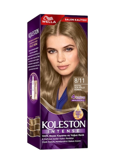 Koleston Intense 8/11 Ekstra Açık Küllü Kumral Saç Boyası