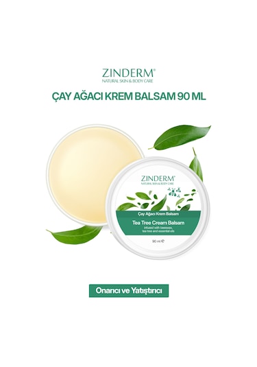 Zinderm Çay Ağacı Yağı Kremi Balsamı 90 ML
