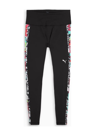 Puma Tropical Graphic Kadın Siyah Tayt 526785-51 SiYAH