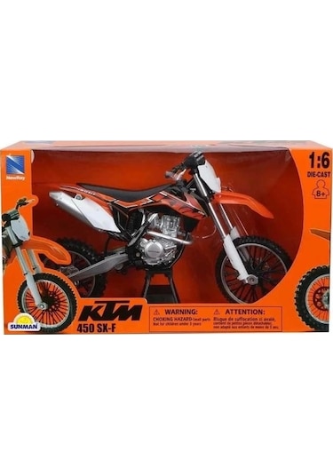 Sunman Newray 1:6 Ktm 450 Sx-f Model Motosiklet