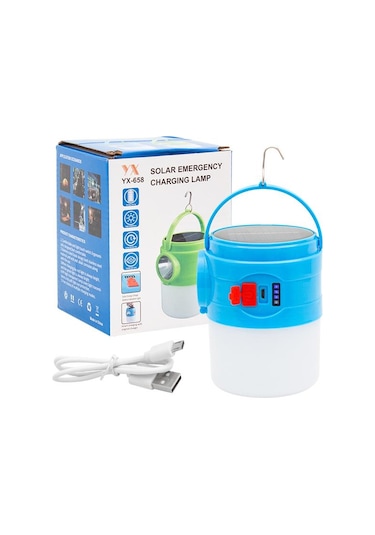 Powermaster 100w Çok Fonksiyonlu Solar Acil Durum Lambası Pm-17840 1 Adet