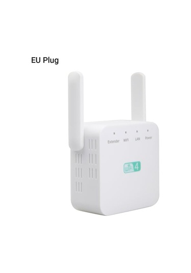 Wifi Sinyal Güçlendirici 300mbps, Çift Dış Anten, Geniş Kapasite, Ev Ve Ofis Kapsamı, Wd-r611u Beyaz, Avrupa Standartı