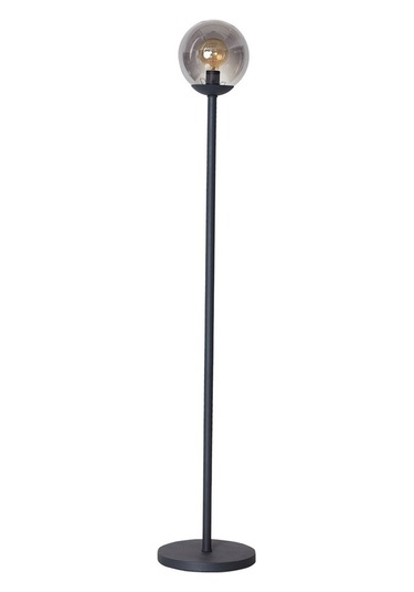 Luzarana Glob Antrasit Metal Gövde Füme Camlı Tasarım Lüx Yerden Aydı...