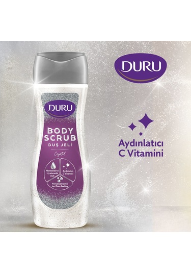Duru Body Scrub Crystal + Gold Duş Jeli 2 x 450 ML