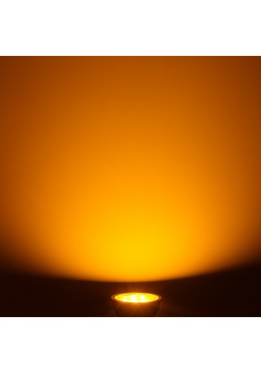 Zmr-121/b.aa 6 Lı 7w Gu10 Led Çanak Ampul Seti Amber Renk Mercekli 540lm Yüksek Verimli Aydınlatma