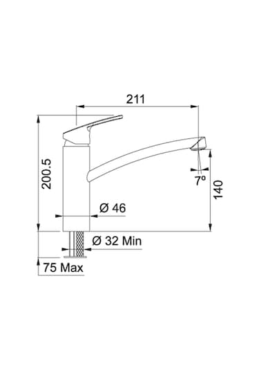 Franke Smart Armatür. Krom