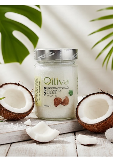 Hindistan Cevizi Yağı 300 Ml Soğuk Sıkım %100 Doğal Katkısız
