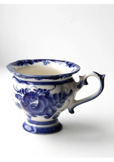 Terehoff Gzhel Fincanı 318317268 Cobalt Mavisi