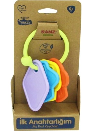 Kanz İlk Anahtarlığım Knz-30742 (Karışık Renk ve Model)