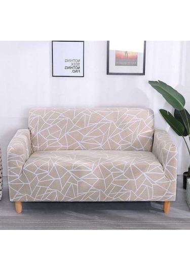 Novahub Renkli Poliester Koltuk Kılıfı - Haki - Tek, Çift, Üçlü, Dörtlü Boylar İçin Haki